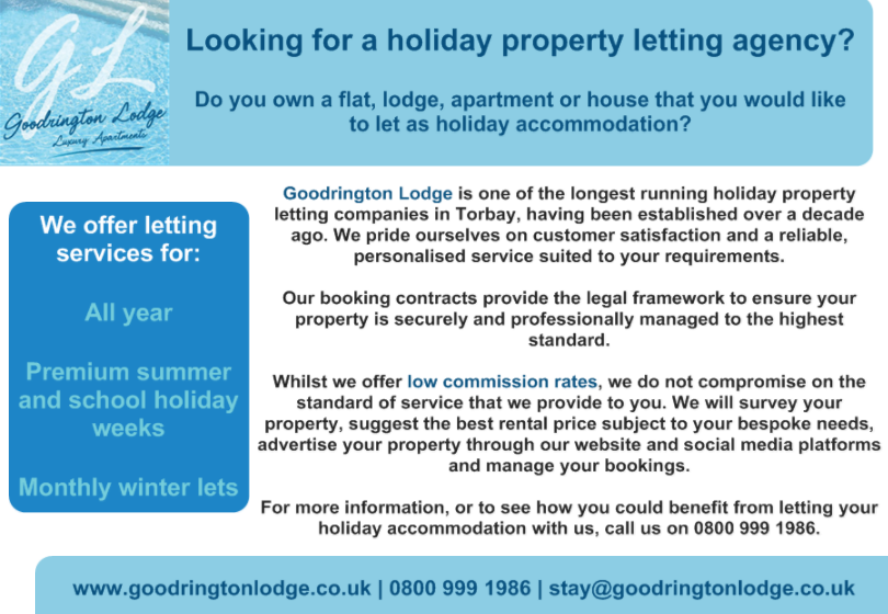 Self Catering Holidays in Paignton